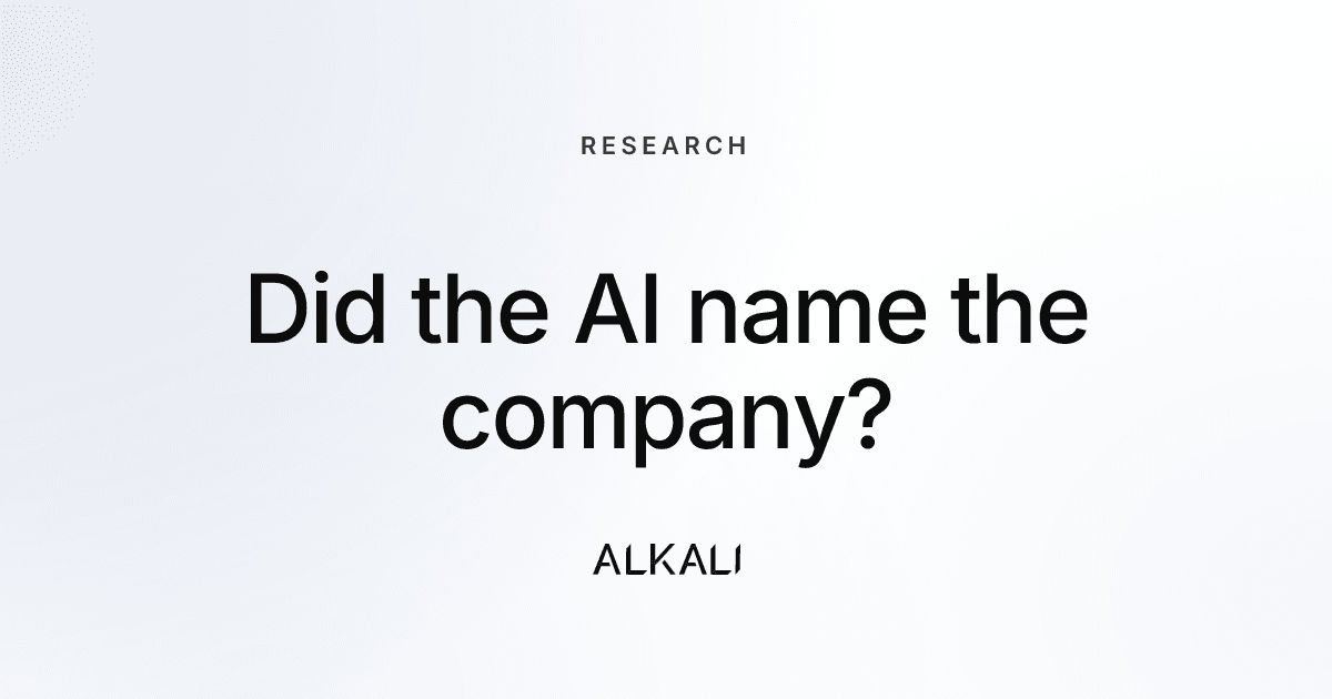 AI supplier recommendations: the company was named in 41% of 1,917 answers