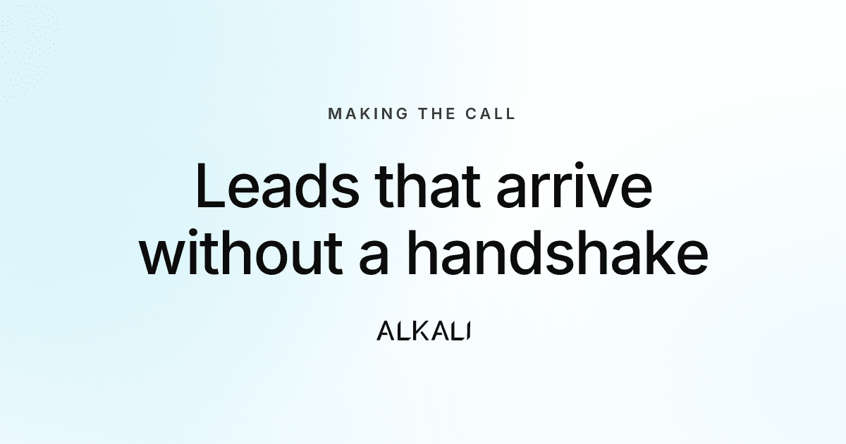 Manufacturing lead generation that doesn't depend on the next trade show