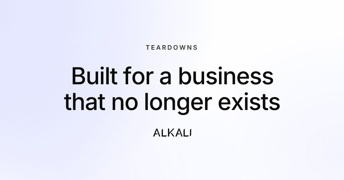 Your website was built well, for a business that no longer exists.