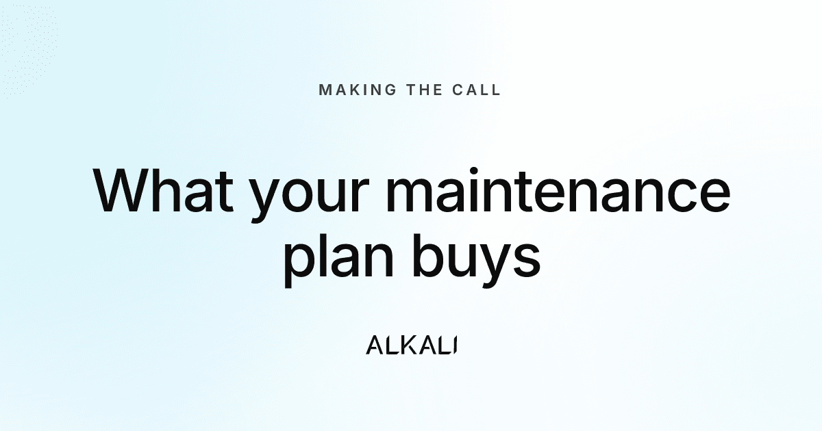 Website maintenance plans: what you're paying for