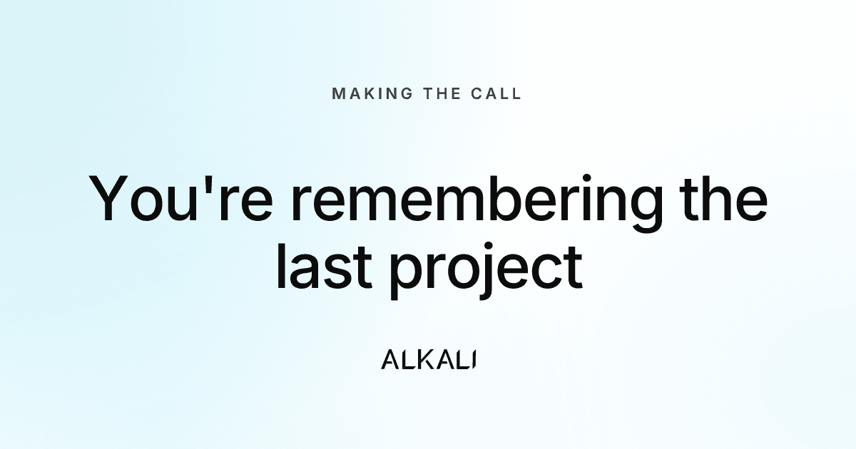 "We don't have time for a website project" is usually a memory, not an estimate