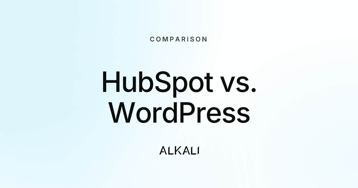HubSpot vs. WordPress