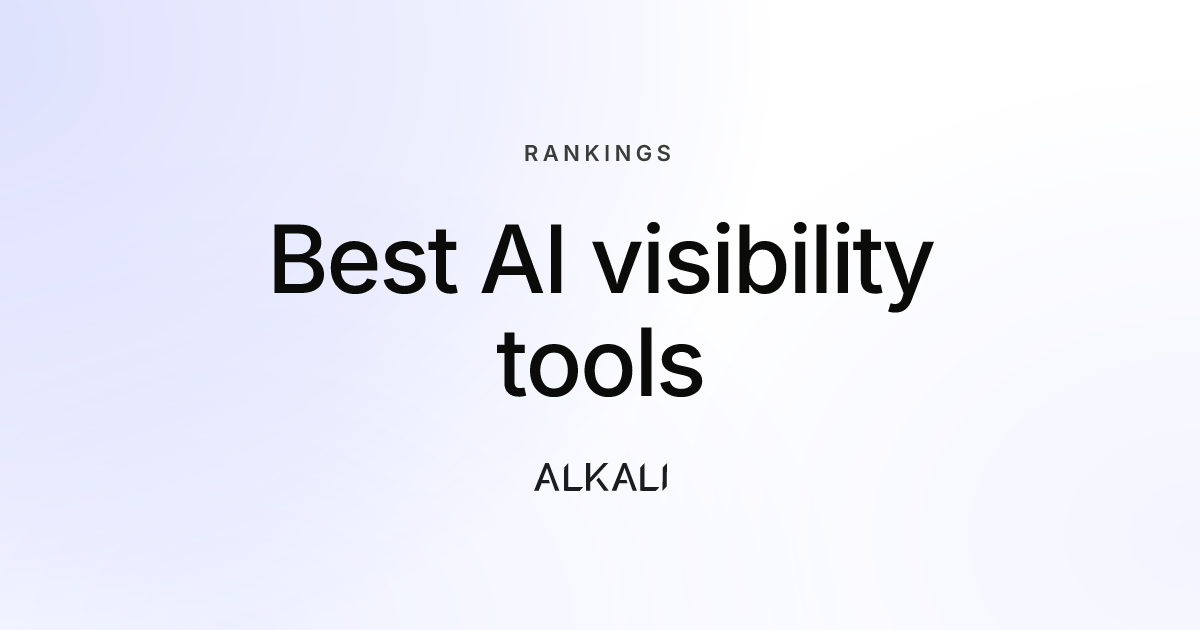 Best AI visibility tools