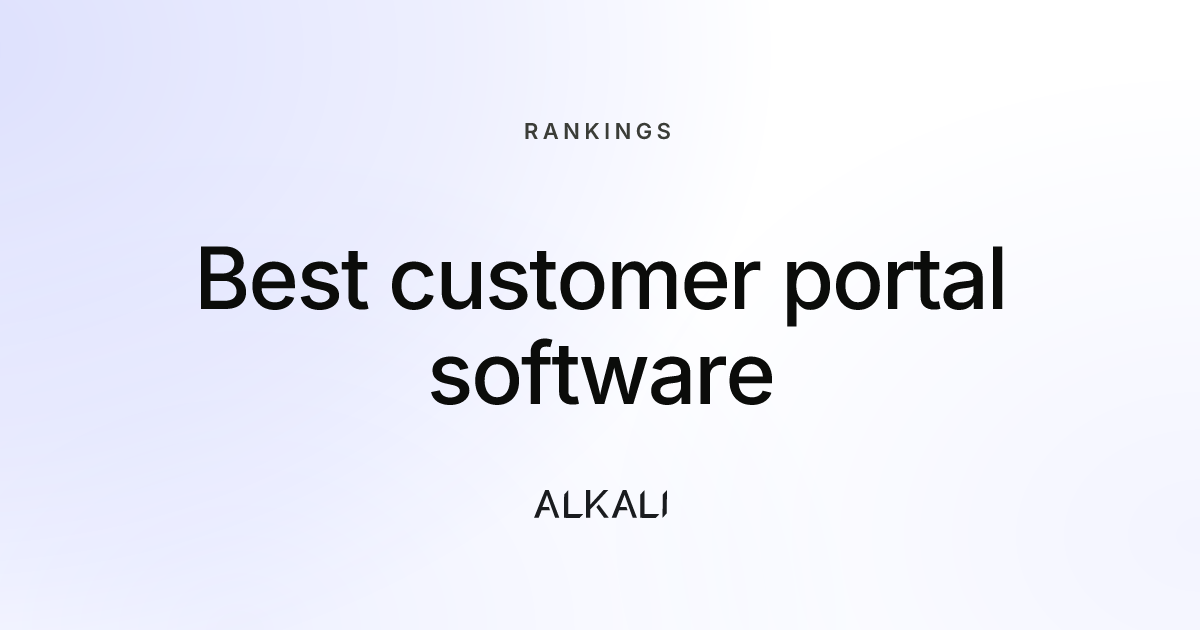 Best customer portal software