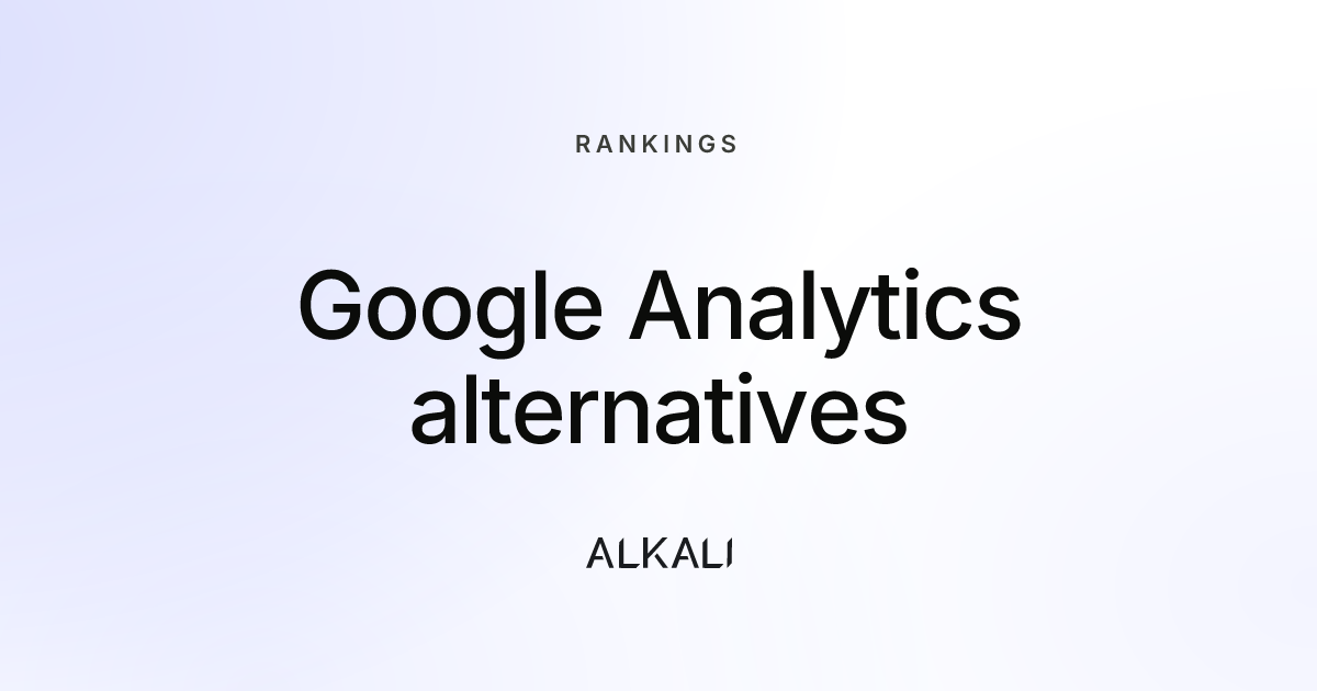 Google Analytics alternatives